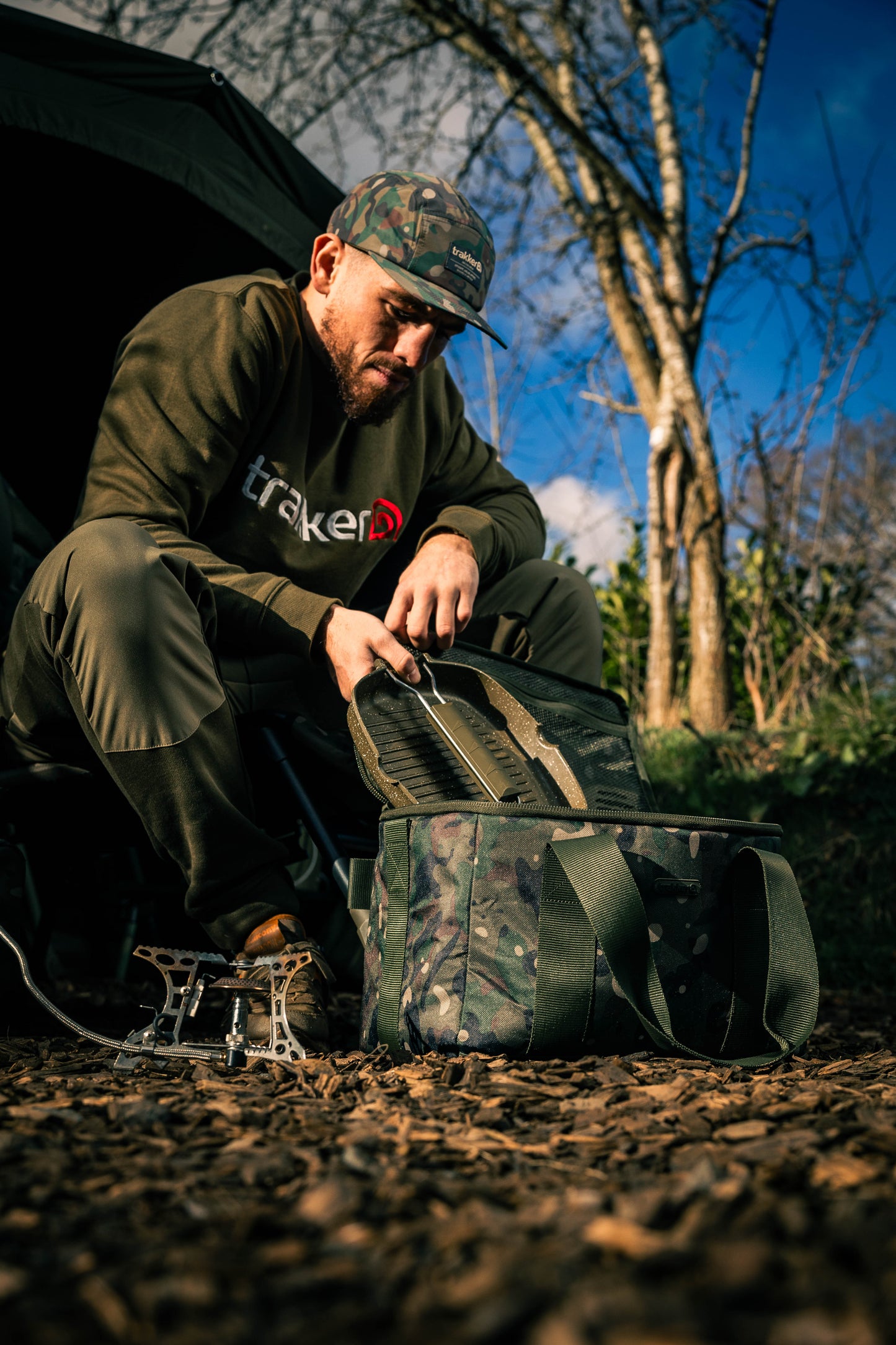 Myon Baits Geanta Trakker NXC Camo Cook-R Bag Trakker camping trakker