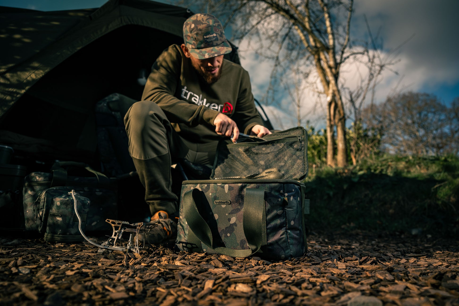 Myon Baits Geanta Trakker NXC Camo Cook-R Bag Trakker camping trakker