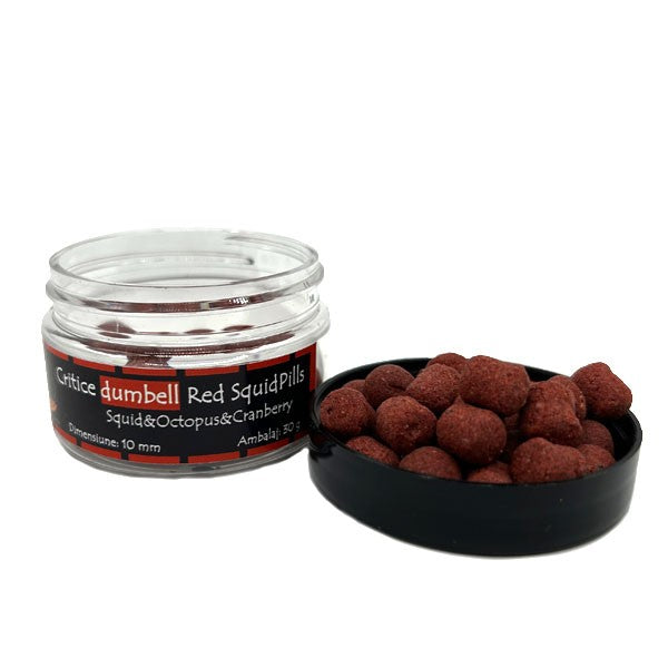 Myon Baits Critic Echilibrate Dumbell Red SquidPills 10 mm Myon Baits Carlig premium Produse